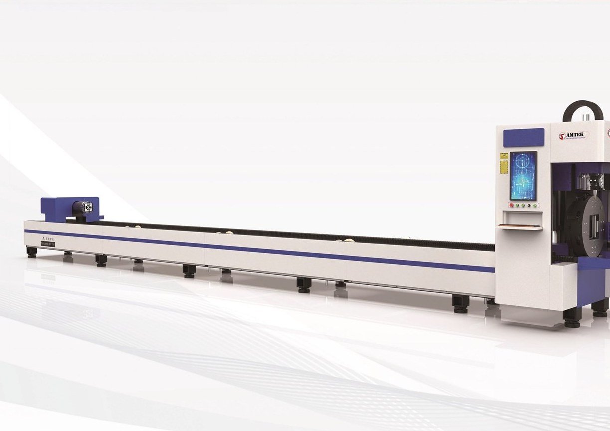 AMTEK-TL2 2-Chuck Tube Laser Cutting Machine